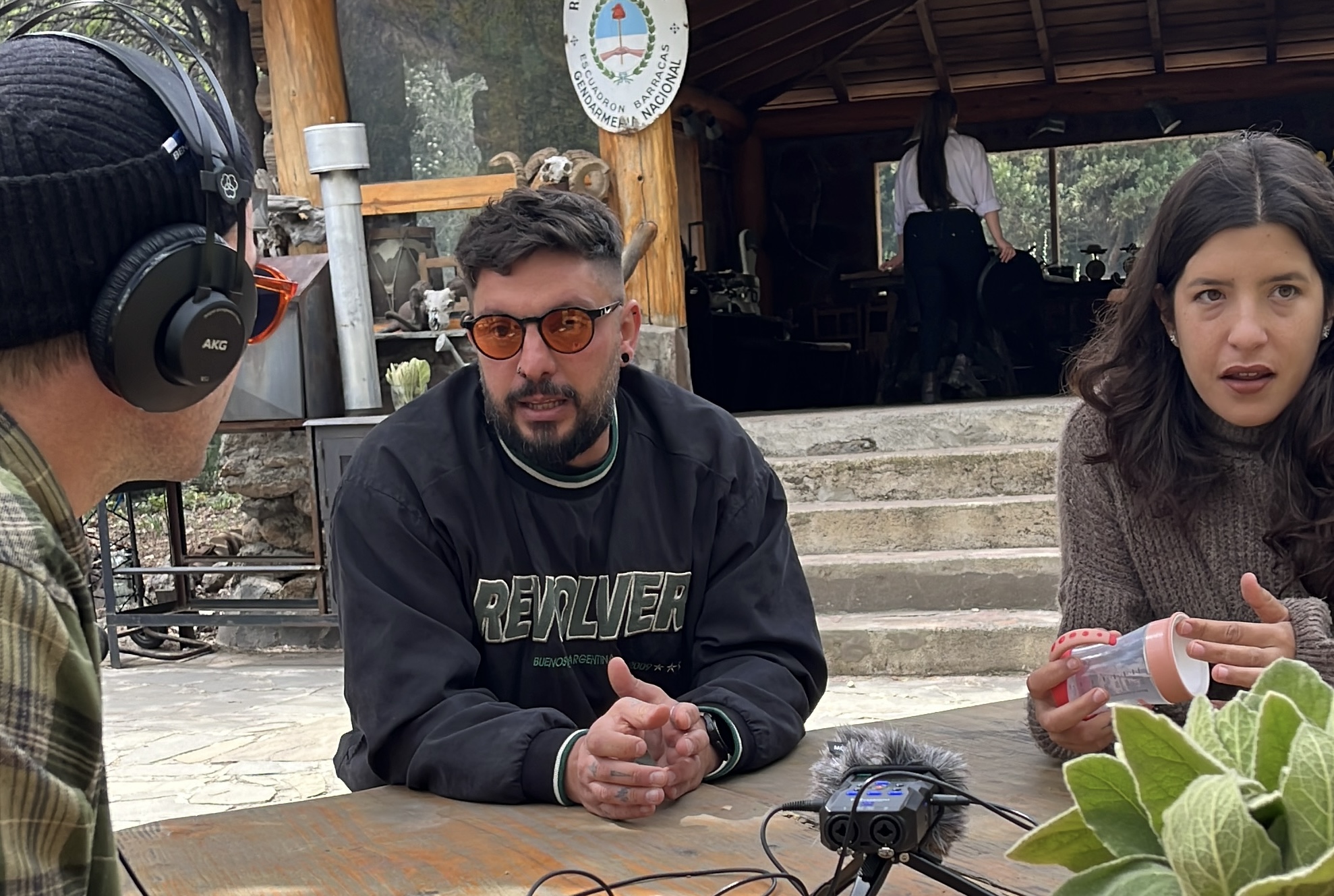 Gastón Trama y Constanza Cerezo Pawlak durante la charla en BALC